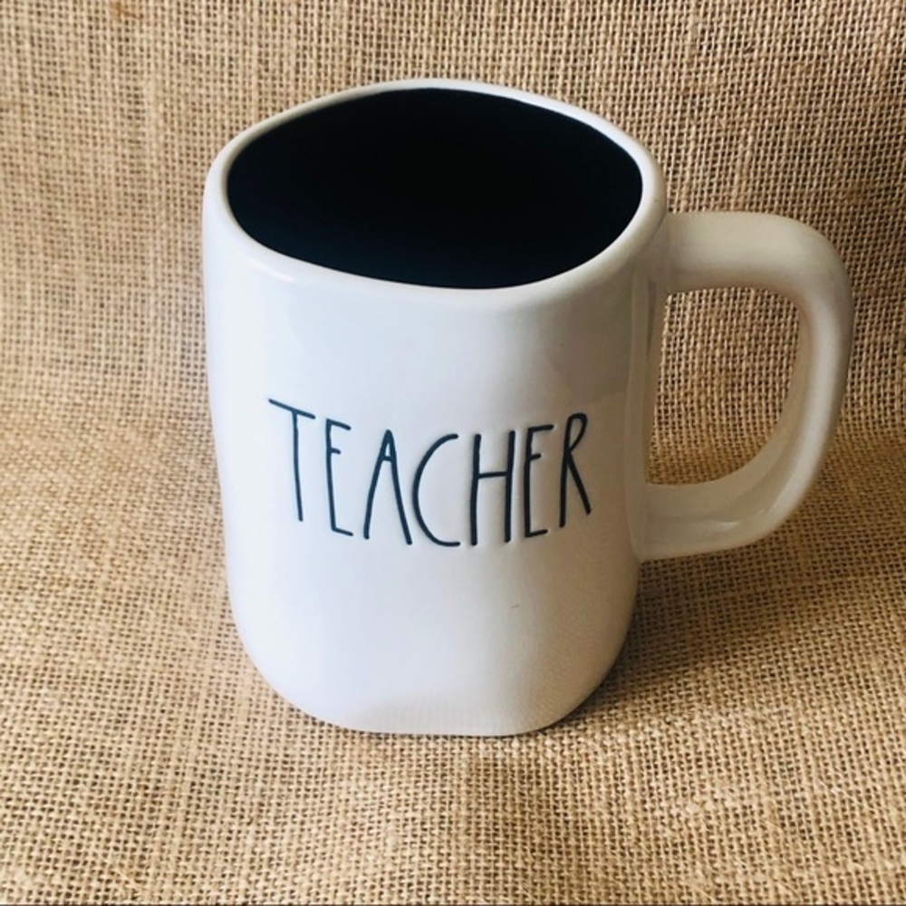 Rae Dunn TEACHER Mug / Black Interior